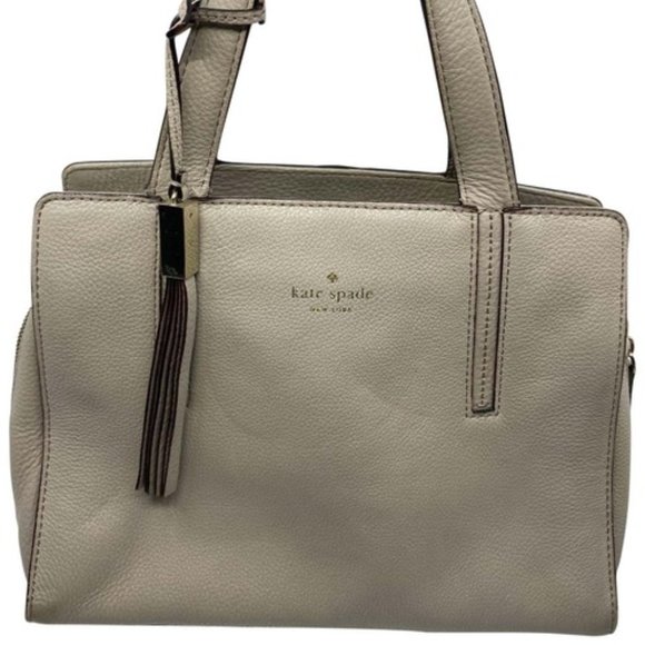 kate spade Handbags - kate spade Silver Large/Medium Leather Handbag